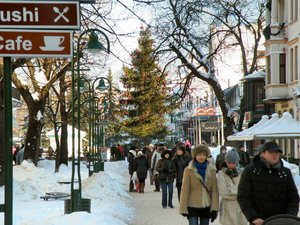 Sopot-zima2010-Mte. Cassino -jak  na  Krupówkach