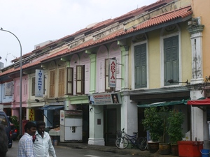 Singapur- budynki Little India