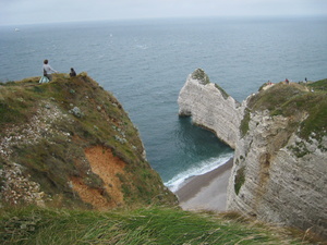 Etretat -Alabastrowe Wybrzeże