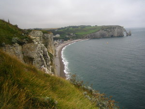 Etretat wybrzeże