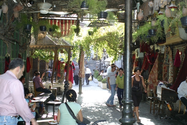 Troszkę cienia w Damaszku