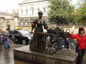 Dublin-najsłynniejsza  irlandka Molly  Mallone