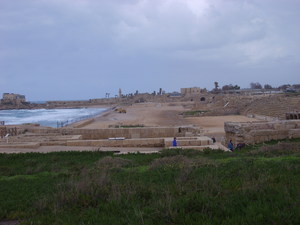 Plaża w Cezarei