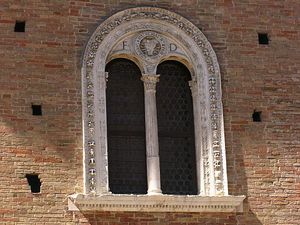 Urbino Palazzo Ducale okno