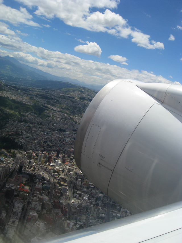 Quito - wylot z Ekwadoru