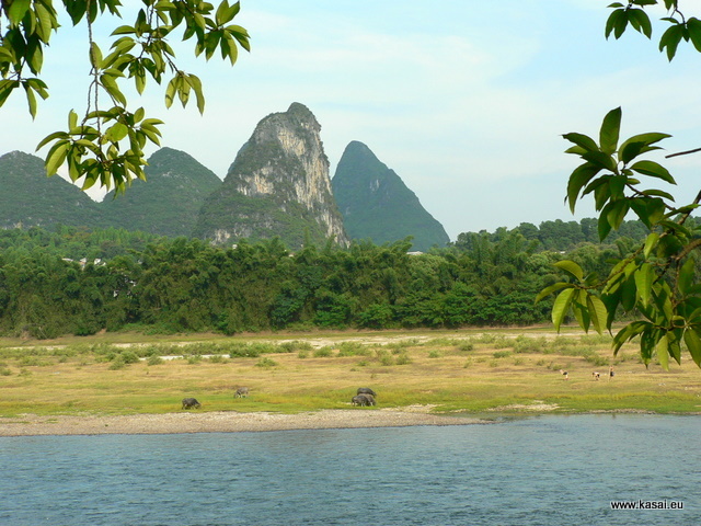 Yangshuo nad rzeką Li