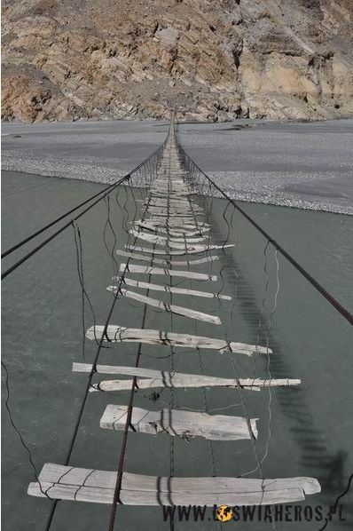Passu i wiszące mosty nad Hunzą  