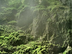 Jaskinia  Macocha - Morawy - wewnątrz krateru