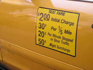 taxi fare, lato 2006