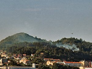 Vigo - pożar lasów