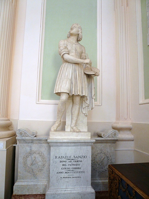 Urbino katedra posąg Rafaela