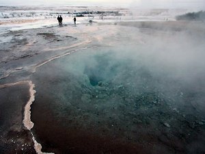 Gorące źródło Blesi, Islandia Południowa