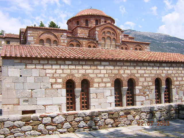 Średniowieczny klasztor osios lucas  (hosios loukas)