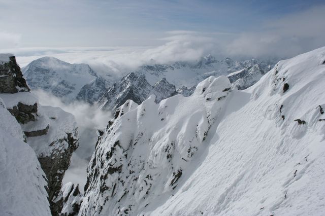widok z Łomnicy