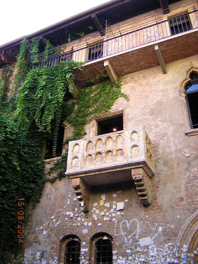Verona - balkon Julii