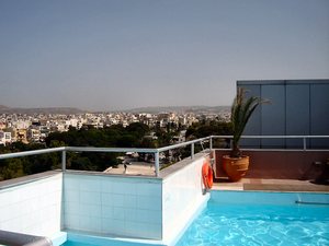 Heraklion-a  na tym  dachu  - basen