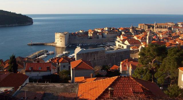 Widok z naszego okna, Dubrovnik, Chorwacja