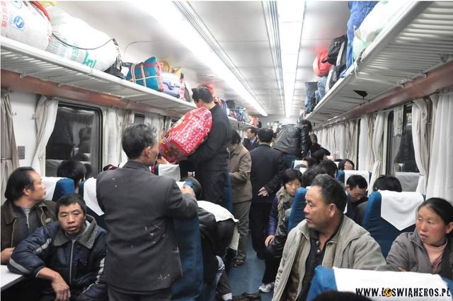 W chińskim pociągu