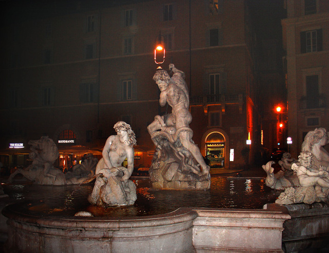 Rzym,  wieczór kolejny...  2010  11