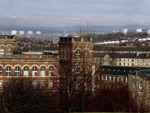 panorama Paisley / w tle Glasgow