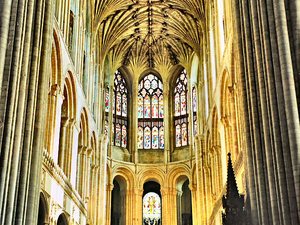 Norwich- wnetrze  katedry