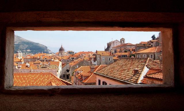 Panorama w panoramie, Dubrovnik, Chorwacja