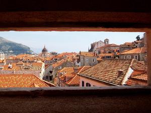 Panorama w panoramie, Dubrovnik, Chorwacja