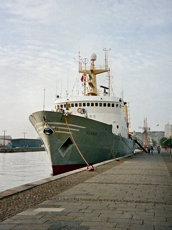 Kopenhaga- norweski statek  badawczy R.V. G.O. SARS