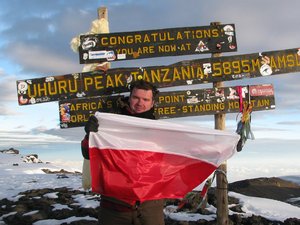 Wiktor Wojtas na Kilimandzaro :))