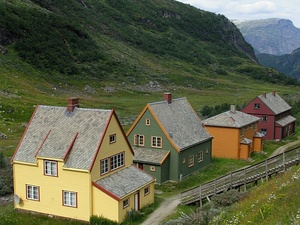 Myrdal kolorowe domki