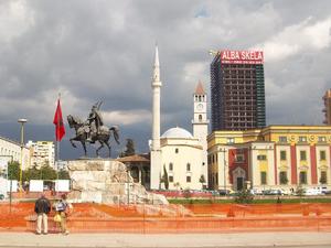 Pomnik Skanderbega, Tirana, Albania