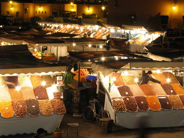 Maroko - Marrakesz - Dżemaa el-Fna 