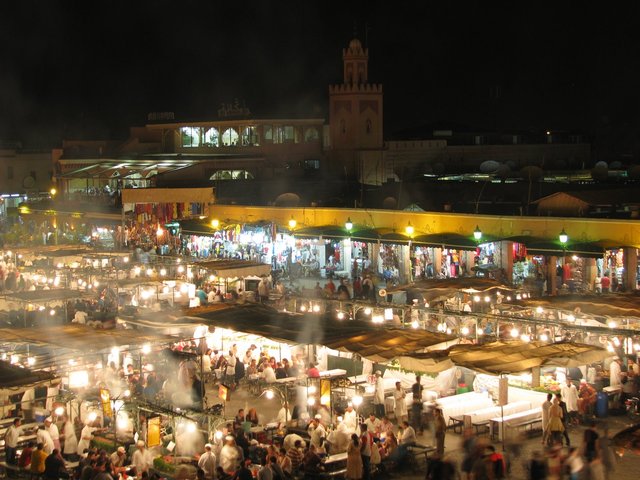Maroko - Marrakesz - Dżemaa el-Fna 