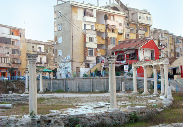 Rzymskie ruiny w centrum Durrës