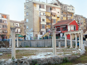 Rzymskie ruiny w centrum Durrës