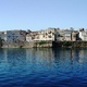 Korfu, panorama miasta z wody