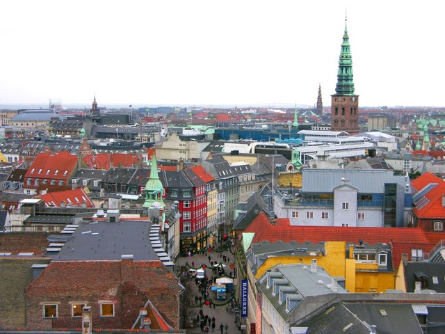 Kopenhaga, grudniowy Stroget