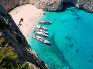 Zakynthos, zatoka wraku (południe)