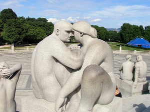 Oslo Frogner park rzeżba