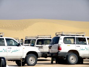 Sahara-'Rally Dakar stop'