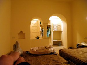 Sahara - super  hotelik  w  oazie