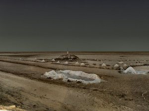 Sahara-słone  jezioro  Shot Djerid