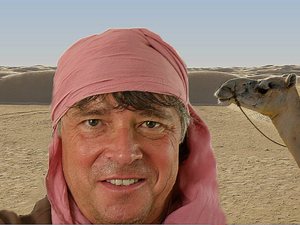 Sahara i  ja  i mój  dromader