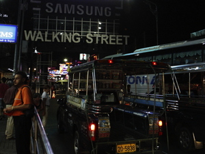 walking street by night