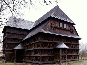 Hronsek drewniany kościół ewangelicki