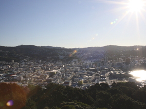 słońce nad Wellington