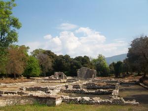 Ruiny w miejscowości Butrint, Albania
