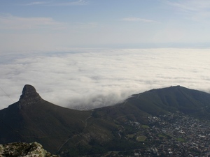 Chmury nad Cape Town