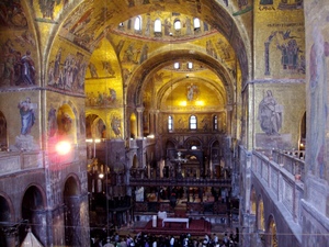 Wenecja, bazylika San Marco, wnętrze