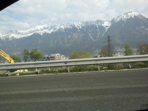 Widok z autostrady Austria-Włochy